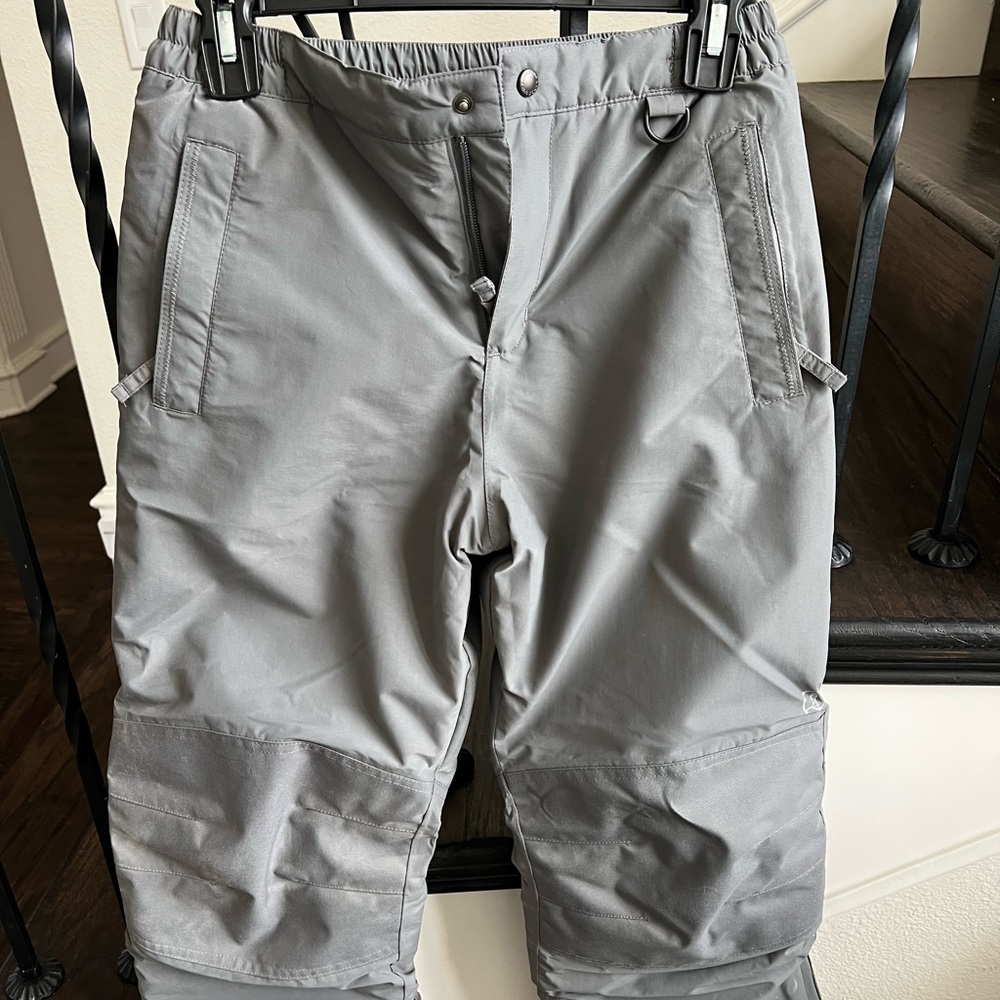 Boys Size 12 Gray Lands End Ski Pants